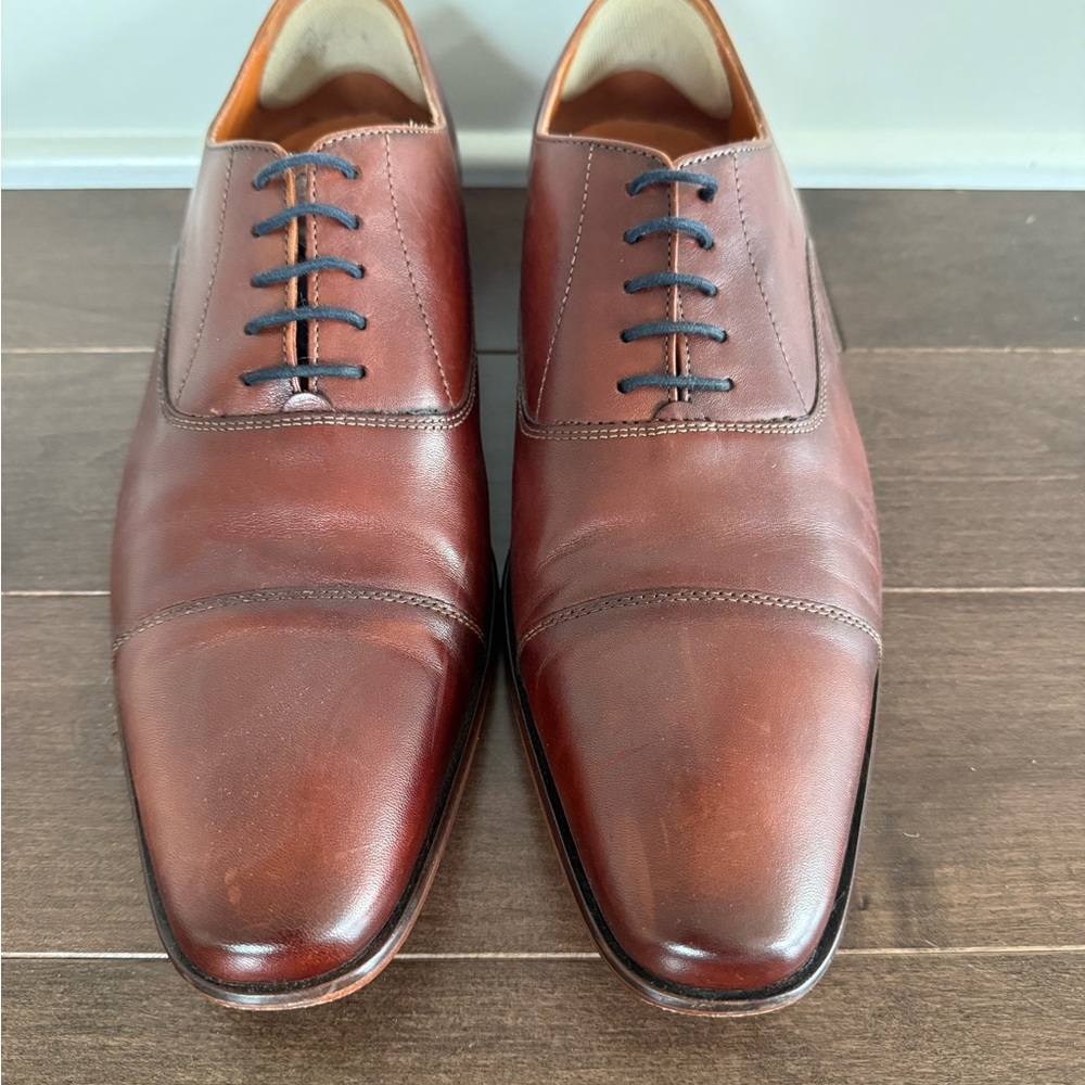 Classic Brown Leather Men's Oxfords